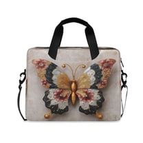 16" Laptop Briefcase for Work Travel Laptop Shoulder Bag Carrying Handbag Laptop Case Gorgeous Colors Butterfly