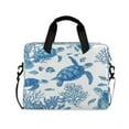 thumbnail image 1 of 16" Laptop Briefcase for Work Travel Laptop Shoulder Bag Carrying Handbag Laptop Case Sea Turtles and Coral Reefs, 1 of 8