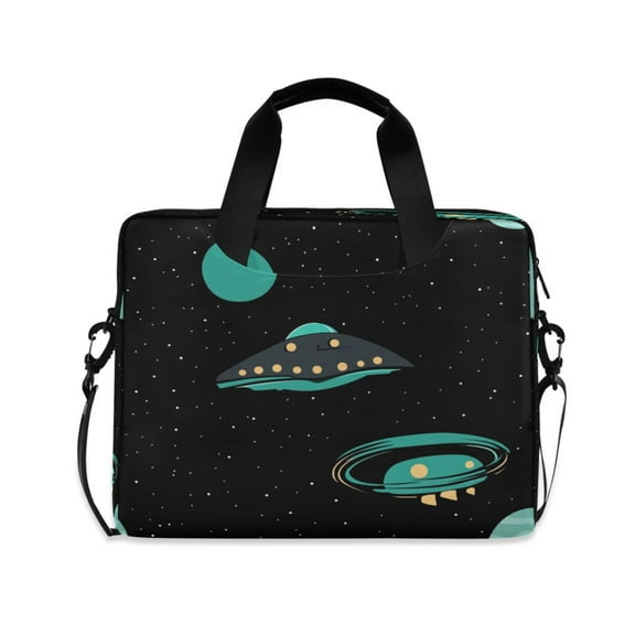 16" Laptop Tote Bag Laptop Sleeve Case Computer Briefcase for Work & Travel Alien Spaceship