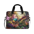 thumbnail image 1 of 16" Laptop Tote Bag Laptop Sleeve Case Computer Briefcase for Work & Travel Colorful Butterfly Scene, 1 of 8