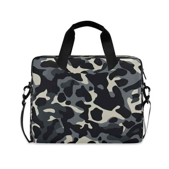 16" Laptop Tote Bag Laptop Sleeve Case Computer Briefcase for Work & Travel Gray Camouflage