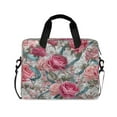 thumbnail image 1 of 16" Laptop Tote Bag Laptop Sleeve Case Computer Briefcase for Work & Travel Roses and Ribbons, 1 of 8