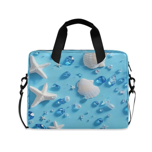 16" Laptop Tote Bag Laptop Sleeve Case Computer Briefcase for Work & Travel Small Sapphire Gems