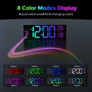 AcuRite 75099M 10-inch LED Digital Clock with Auto Dimming Brightness ...