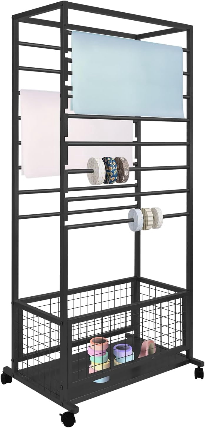 16-Layer Ribbon Display Rack, Adjustable Ribbon Holder Organizer Rack ...