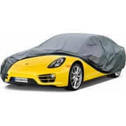 Kayme Waterproof Outdoor Car Cover, All-Weather, Heavy-Duty Vinyl, Universal Fit Coupe / Convertible up to 177 inch