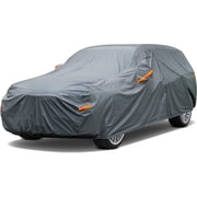 Kayme Waterproof Outdoor Car Cover, All-Weather, Heavy-Duty Vinyl, Universal Fit SUV / Jeep 191-201 inch