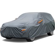 Kayme Waterproof Outdoor Car Cover, All-Weather, Heavy-Duty Vinyl, Universal Fit Large SUV / Jeep 213-230 inch