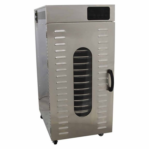 16 Layers Commercial Food Dehydrator 16 Layers Commercial Food Dehydrator Rotary Fruit Vegetable Meat Pet Food Dry Machine Dryer 86-194F Temperature Control 110V
