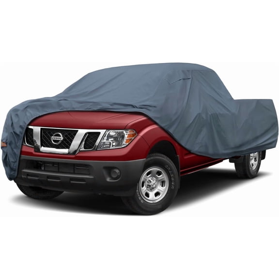 16 Layers Truck Cover Waterproof All Weater, Heavy Duty Outdoor Pickup Truck Cover for Nissan Frontier, Ford F100 Ranger, Chevy C10 S10 etc, Regular Cab Short Box. Length up to 206 inches.