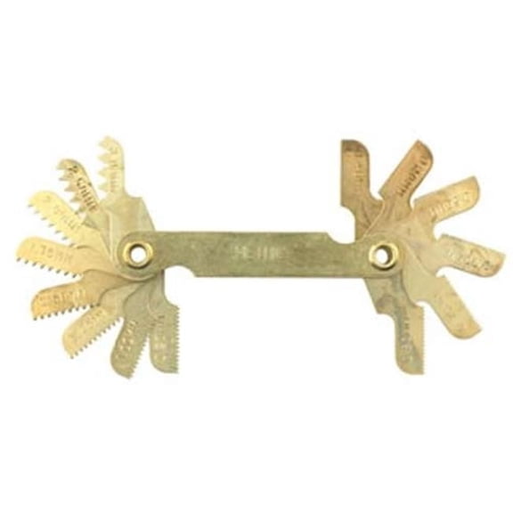 16 Leaf Metric Thread Gauge - Carded