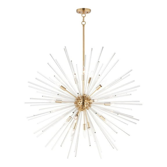 Maxim Polaris 16-Light Pendant - Satin Brass - 28666CLSBR
