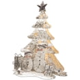 thumbnail image 1 of 16" Lighted Tree Snowman Scene, 1 of 3