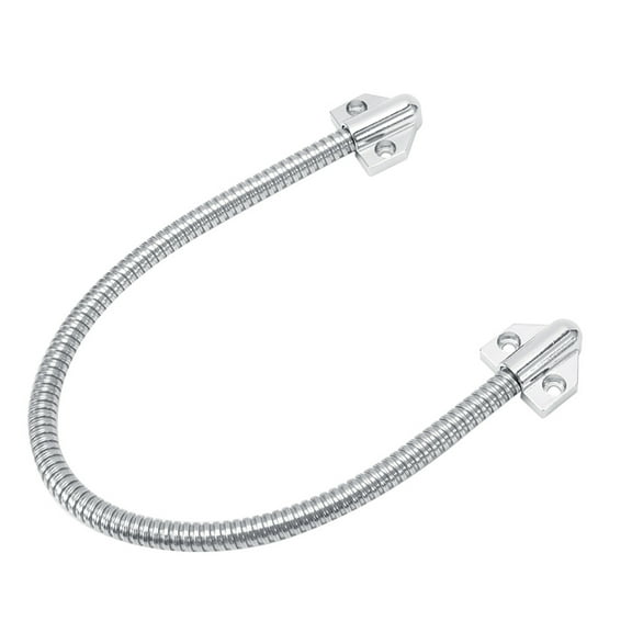 16'' Long Stainless Steel Door Loop Armored Door Cord with Aluminum Ends Durable