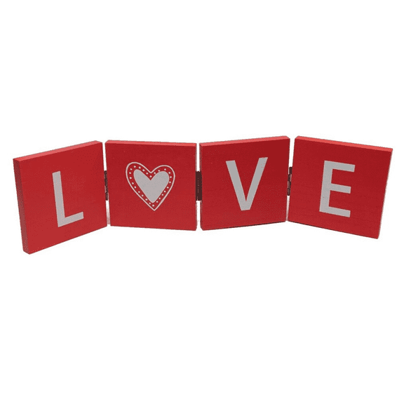 16" Love Folding Tabletop Sign by Ashland