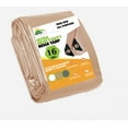 thumbnail image 1 of 16 MIL Thick Ultra Heavy Duty Beige Tarp 12'x30'(True Size) 3ply Waterproof 9.5 oz UV Protected Multipurpose Protective Cover Rain Tarpaulin, 1 of 5