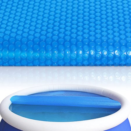 16 Mil Solar Pool Cover,Round Spa Cover,Solar Blanket for Pool,Pool Insulation Film,Blue
