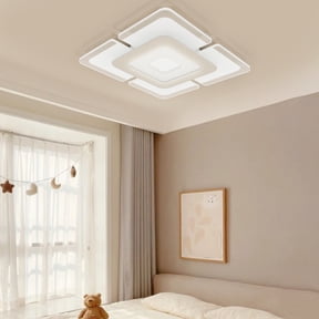 16 Modern Ceiling Light Fixture, Flush Mount Minimalist Square Integrated LED Ceiling Lights for kitchen, bedroom, bathroom
