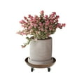 thumbnail image 1 of 16" Movable Planters Round Flowerpot Tray Planter Flower Pot with 360° Wheels, 1 of 24