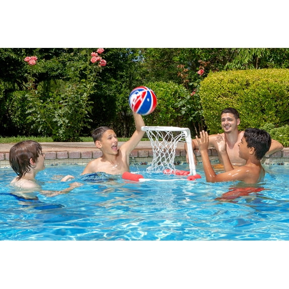 Poolmaster NBA Floating Water Basketball Game With Game Ball for In Ground and Above Ground Swimming Pools