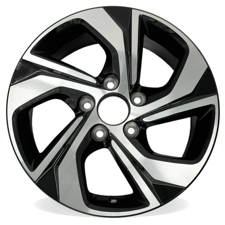 16" New Single 16x7 Machined Black Wheel for Honda Accord 2016 2017 OEM Design Replacement Rim