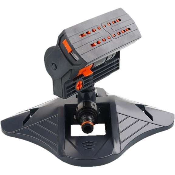 16-Nozzle Adjustable Oscillating Sprinkler, Turbo Orbit Mist System for Garden with Wide Coverage