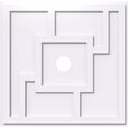 thumbnail image 1 of 16"OD x 2"ID x 5 1/2"C x 1"P Knox Architectural Grade PVC Contemporary Ceiling Medallion, 1 of 11