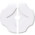 thumbnail image 1 of 16"OD x 2"ID x 5 1/2"C x 1"P Percival Architectural Grade PVC Contemporary Ceiling Medallion, Two Piece, 1 of 11