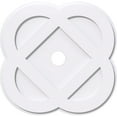 thumbnail image 1 of 16"OD x 2"ID x 6 1/4"C x 1"P Charlotte Architectural Grade PVC Contemporary Ceiling Medallion, 1 of 11