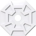 thumbnail image 1 of 16"OD x 3"ID x 5 1/2"C x 1"P Logan Architectural Grade PVC Contemporary Ceiling Medallion, 1 of 11