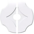 thumbnail image 1 of 16"OD x 3"ID x 5 1/2"C x 1"P Percival Architectural Grade PVC Contemporary Ceiling Medallion, Two Piece, 1 of 11