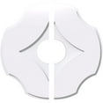 thumbnail image 1 of 16"OD x 4"ID x 5 1/2"C x 1"P Percival Architectural Grade PVC Contemporary Ceiling Medallion, Two Piece, 1 of 11