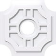thumbnail image 1 of 16"OD x 4"ID x 5 1/4"C x 1"P Haus Architectural Grade PVC Contemporary Ceiling Medallion, 1 of 11