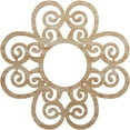 thumbnail image 1 of 16"OD x 5 1/2"ID x 3/8"T Cohen Wood Fretwork Pierced Ceiling Medallion, Red Oak, 1 of 3