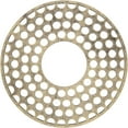 thumbnail image 1 of 16"OD x 5 3/4"ID x 1/2"P Fink Architectural Grade PVC Pierced Ceiling Medallion, Antiqued Pale Gold, 1 of 6