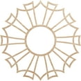 thumbnail image 1 of 16"OD x 5 5/8"ID x 1/4"T Augustus Wood Fretwork Pierced Ceiling Medallion, Alder, 1 of 3