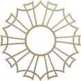 thumbnail image 1 of 16"OD x 5 5/8"ID x 3/8"T Augustus Wood Fretwork Pierced Ceiling Medallion, Hickory, 1 of 3