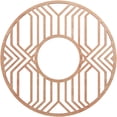 thumbnail image 1 of 16"OD x 5 7/8"ID x 1/4"T Empire Wood Fretwork Pierced Ceiling Medallion, Cherry, 1 of 3