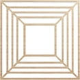 thumbnail image 1 of 16"OD x 5 7/8"ID x 1/4"T Raven Wood Fretwork Pierced Ceiling Medallion, Alder, 1 of 3