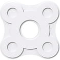 thumbnail image 1 of 16"OD x 5"ID x 5 1/2"C x 1"P Luna Architectural Grade PVC Contemporary Ceiling Medallion, 1 of 11