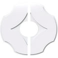 thumbnail image 1 of 16"OD x 5"ID x 5 1/2"C x 1"P Percival Architectural Grade PVC Contemporary Ceiling Medallion, Two Piece, 1 of 11