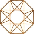 thumbnail image 1 of 16"OD x 6 1/4"ID x 1/2"P Guardian Architectural Grade PVC Pierced Ceiling Medallion, Antiqued Copper, 1 of 10