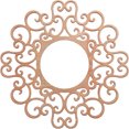 thumbnail image 1 of 16"OD x 6 1/8"ID x 1/4"T Reims Wood Fretwork Pierced Ceiling Medallion, Cherry, 1 of 3