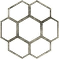 thumbnail image 1 of 16"OD x 6 7/8"ID x 1/2"P Florin Architectural Grade PVC Pierced Ceiling Medallion, Antiqued Warm Silver, 1 of 10
