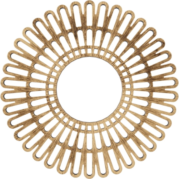 16"OD x 6"ID x 1/2"P Cornelius Architectural Grade PVC Pierced Ceiling Medallion, Antiqued Bronze