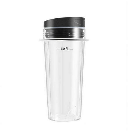 16 OZ Ninja Replacement Cup w/ TO-GO LID FOR BLENDER BL770 BL771 BL772 BL780