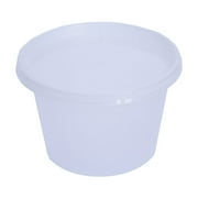16 OZ Round Plastic Container With Lid - 48 Sets