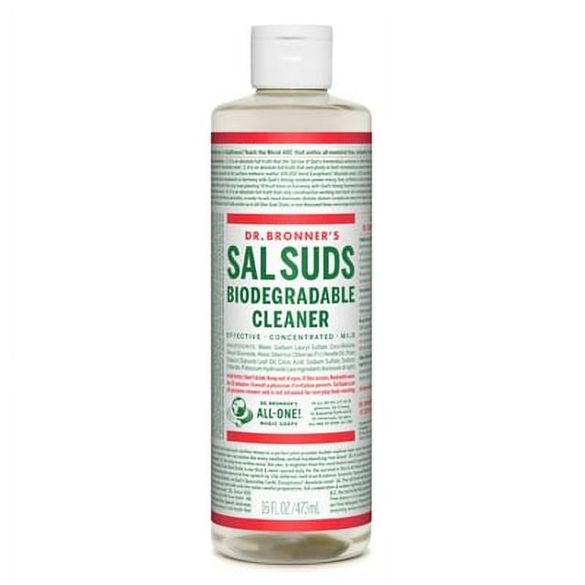 16 OZ Sal Suds Organic Cleaner Plant Based Surfactant Concentrated, Each