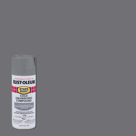 Rust-Oleum Stops Rust Gray Galvanized 16 Oz. Anti-Rust Spray Paint 7785830