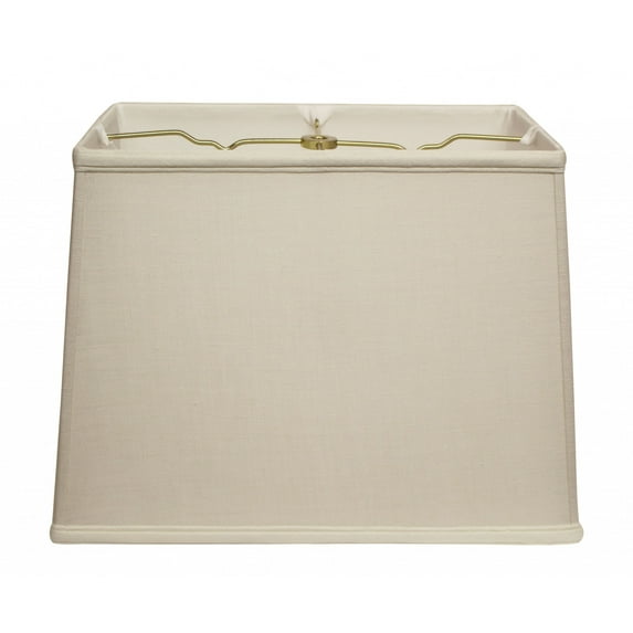 16" Off White Throwback Rectangle Linen Lampshade
